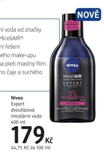 Odličovač očí dvoufázový MicellAir Expert Nivea