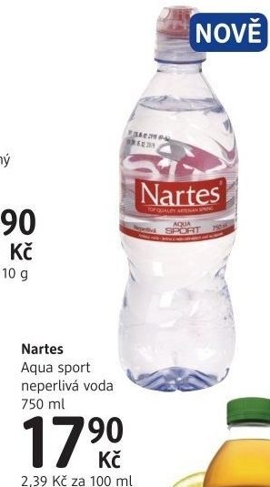 Přírodní pramenitá voda Nartes