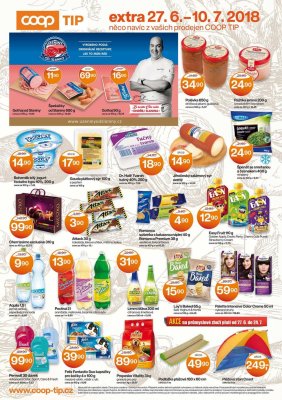 akční leták COOP 27.6.2018-10.7.2018