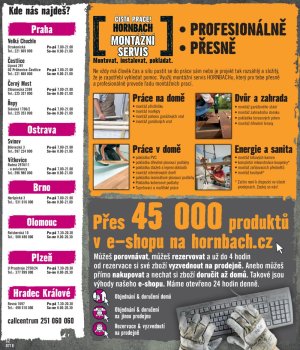 akční leták Hornbach 28.6.2018-31.7.2018