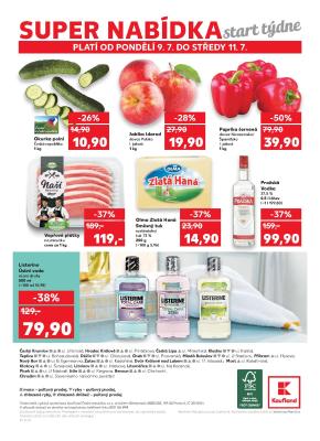 akční leták Kaufland 5.7.2018-11.7.2018
