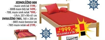 Jednolůžko 800B