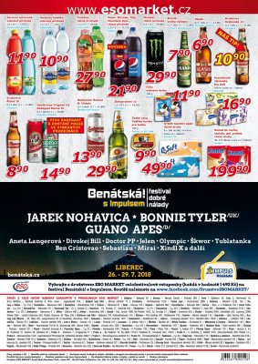 akční leták ESO MARKET 4.7.2018-15.7.2018