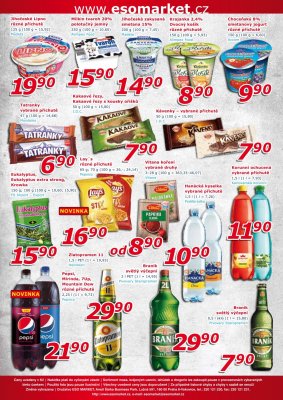 akční leták ESO MARKET 4.7.2018-15.7.2018