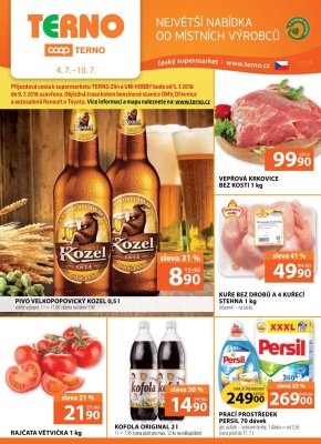 akční leták COOP 4.7.2018-10.7.2018
