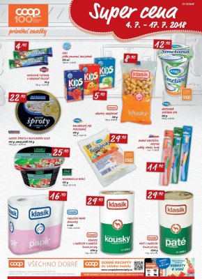 akční leták COOP 4.7.2018-10.7.2018