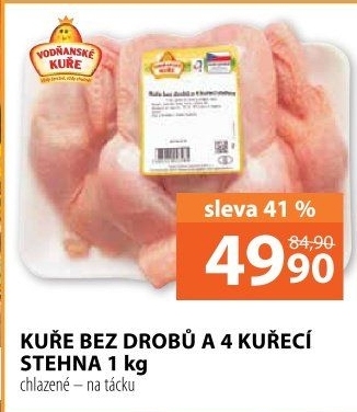 Kuře + 4 stehna Vodňanské kuře