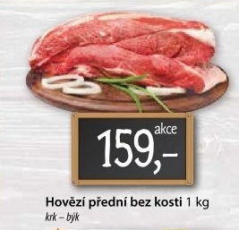 Hovězí přední bez kosti - krk