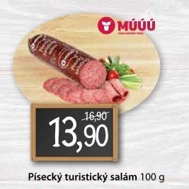 Salám turistický Maso uzeniny Písek