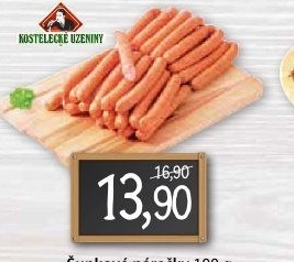 Párky šunkové Kostelecké uzeniny