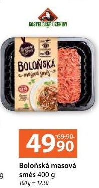 Boloňská masová směs Snadné vaření Kostelecké uzeniny
