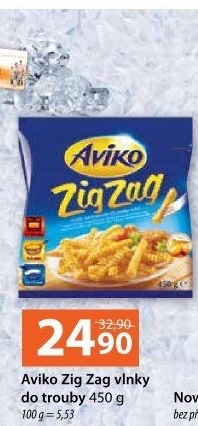 Hranolky vlnky mražené Zig Zag Aviko
