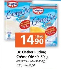 Pudink Créme Olé Dr. Oetker