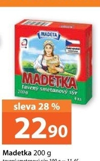 Sýr tavený smetanový Madetka
