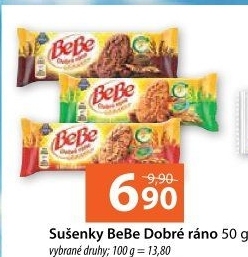 Sušenky BeBe Dobré ráno Opavia