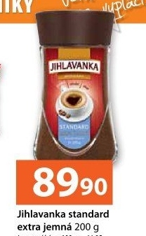 Instantní káva extra jemná Jihlavanka Standard