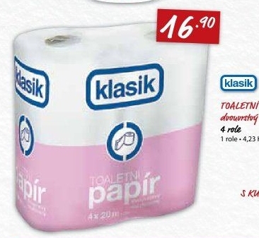 Toaletní papír 2vrstvý Coop Klasik