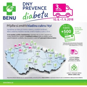 akční leták BENU Lékárna 1.7.2018-31.8.2018