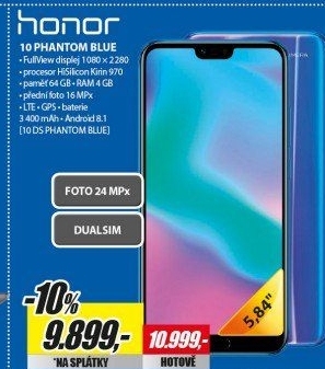 10 DS 4GB 64GB Phantom BlueHONOR