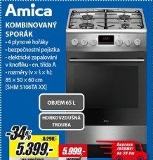 SHM 5106TA XX SPORÁK KOMBI.AMICA