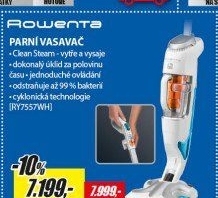 RY7557WH PARNÍ VYSAVAČROWENTA