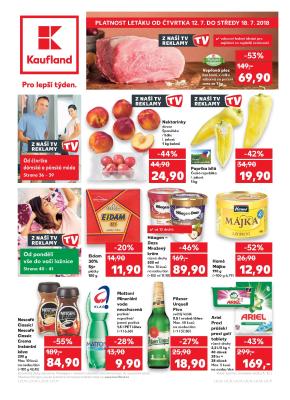 akční leták Kaufland 12.7.2018-18.7.2018