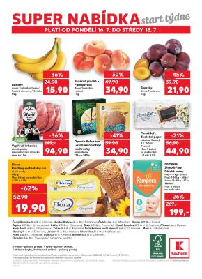 akční leták Kaufland 12.7.2018-18.7.2018