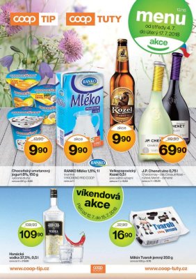 akční leták COOP 4.7.2018-17.7.2018