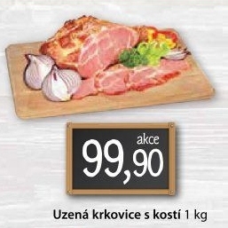 Uzená krkovice s kostí