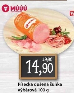 Šunka výběrová písecká Maso uzeniny Písek