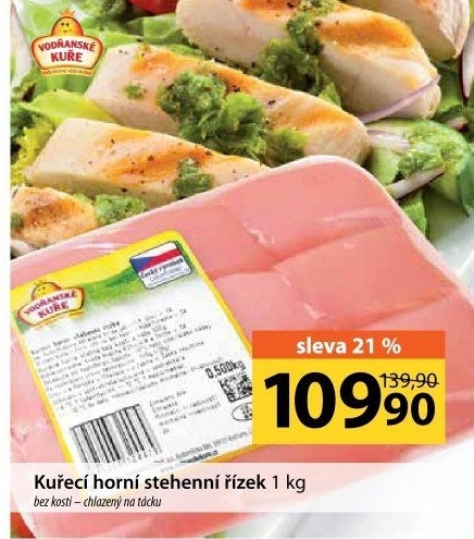 Kuřecí stehenní řízky Vodňanské kuře