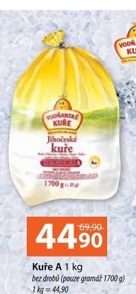 Kuře mražené Vodňanské kuře