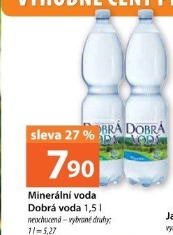 Přírodní voda Dobrá voda
