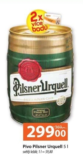 Pivo Pilsner Urquell - soudek