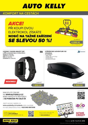 akční leták Auto Kelly 10.7.2018-13.8.2018