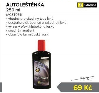 Leštěnka na auto Starlline