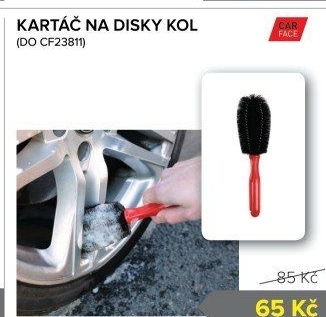 Kartáč na disky kol Carface