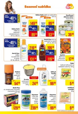 akční leták Teta drogerie 12.7.2018-21.7.2018