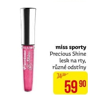 Lesk na rty Precious Shine Miss Sporty