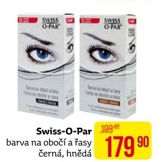 Barva na obočí a řasy Swiss O Par