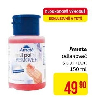 Odlakovač na nehty Ameté
