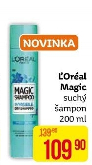 Suchý šampon Magic L'Oréal