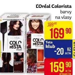 Barvy na vlasy Colorista L'Oréal