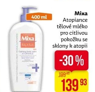 Tělové mléko Atopiance Mixa
