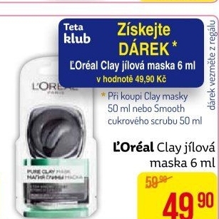 Maska jílová Pure Clay L'oréal