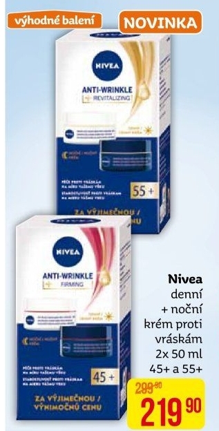 Balení krém denní a noční proti vráskám Nivea