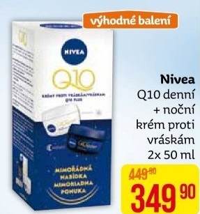 Balení krém denní a noční proti vráskám Q10 Nivea