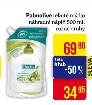 Tekuté mýdlo Palmolive - náhradní náplň