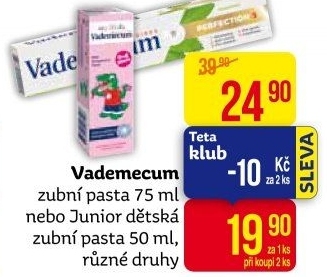Pasty na zuby Vademecum
