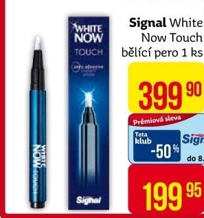 Zubní pero bělicí White Now Touch Signal